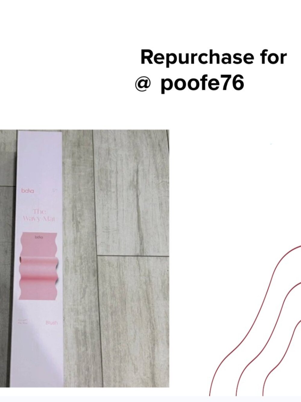 Repurchase for @ poofe76_Order# 69d8f9641fea02b9afe5156d